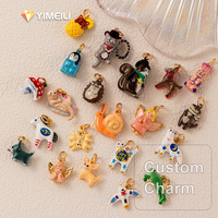 Pendentifs YML & Animaux de Dessin Animé : Ananas, Chat, Loutre, Ange, Grenouille, Pigeon, Renard, Escargot – Breloques DIY pour Colliers et Bracelets