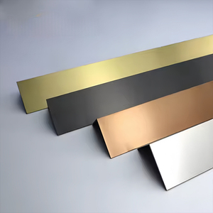 Chất Lượng Cao Hiện Đại Phong Cách Thép Không Gỉ Gạch Trần Trim L-Hình Cửa Sổ Đúc Trang Trí Dải Kim Loại Thiết Kế Cửa Sổ - Product Image 4