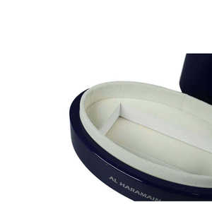 Boîte à huile de parfum en bois moderne faite à la main, gravure au laser, finition bleu brillant, forme rectangulaire, cadeau personnalisable - Product Image 6