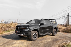 Giá đỡ mái xe cho 2023 2024 <span class=keywords><strong>2025</strong></span> Ford Ranger T9 mái Đường ray chéo thanh nhôm thanh ngang vận chuyển hàng hóa hành lý xe mái giá - Product Image 6