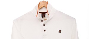 Knitted Textured <b>Polo</b> <b>Shirt</b> – Slim Fit with Contrast Tipping - Product Image 3
