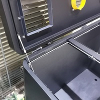MAX usine vente en gros, corbeille à poussière intérieure 3 compartiments, poubelles transparentes, poubelle d'hôtel