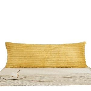 Pabrik langsung disesuaikan busa memori bantal persegi tenunan teknik mewah bantal berbulu lembut hangat bulu kelinci untuk rumah - Product Image 2