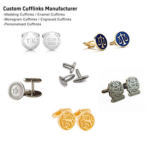 Factory Personalize da uomo accessori per gemelli con logo personalizzato gemelli da uomo - Product Image 1