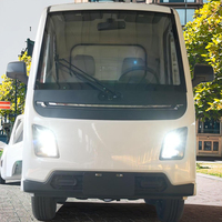 Fourgonnette de transport électrique EEC L7e à moteur unique, boîte de vitesses automatique/manuelle, sièges en cuir, caméra de recul, éclairage de nuit pour batterie au lithium