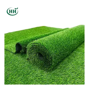 HH Cheap Artificial Grass Outdoor Natural For Yard Wedding Decor Synthetic Grass Rug For Decoration