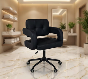 High Quality PU <b>Leather</b> Technician Chair Customized Color Lift Rotate Pulley Beauty Salon Technician <b>Stool</b> Chairs - Product Image 4
