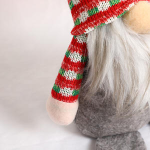 Pour <span class=keywords><strong>Amazon</strong></span> Rudolph Gnome Santa Claus Doll avec chapeau tricoté petit ornement de <span class=keywords><strong>Noël</strong></span> pour la décoration de bureau pour le bureau ou la maison - Product Image 3