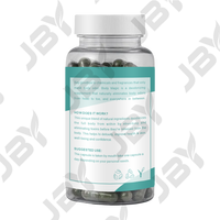 JBY OEM Marque Privée Capsules de Chlorophylle Magique à Base de Feuilles de Persil Biologique pour la Détoxification, la Digestion et la Santé Intestinale