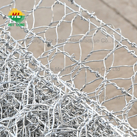 Machine manuelle de production de gabions en fil de fer galvanisé avec service de découpe à pinces annulaires, revêtement PVC pour la lutte contre les inondations et les digues