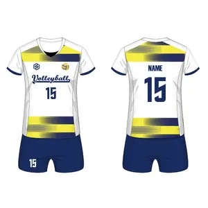 Nuovo stile di vendita caldo Mans sport pallavolo Jersey kit per l'allenamento donne ragazze manica corta uniformi pallavolo