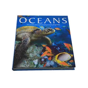 Wholesale manufacturer A4 hardcover children ocean animal story reading book printing