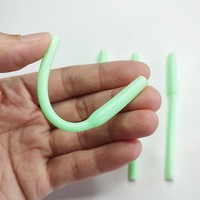 Manchons Lumineux Verts Phosphorescents en Caoutchouc Souple pour la Pêche – Tubes Luminox pour Matériel de Pêche