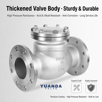 Clapet anti-retour à bride H44H DN200 DN250 en acier au carbone, siège métallique, pour huile et vapeur