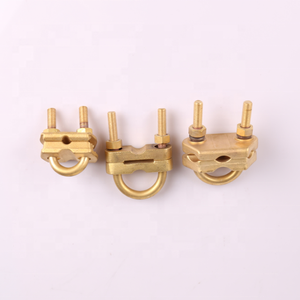 HUA DIAN 2020 Brass <strong>U</strong> Type Earth Rod <strong>Clamp</strong> - Product Image 1