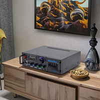 JHT Wholesales Amplifier Digital HiFi Rumah Tangga 2*80W Bass Audio MP3 Decoder Amplifier Channel 2.0 Sound Subwoofer AMP