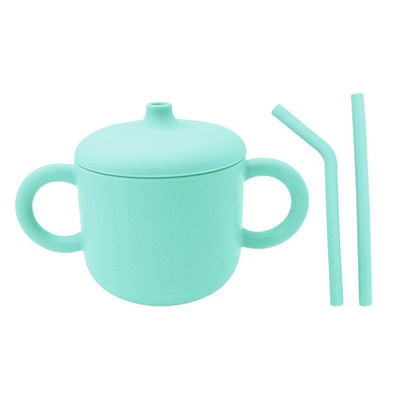 Double-ear straw cup--mint