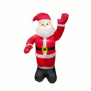 7 FT Christmas Inflatable Santa Claus LED Lights Built-Ins <b>for</b> Patio <b>Hall</b> Display Xmas Vacation Holiday Party Home Accessory - Product Image 1