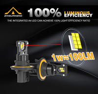 Ampoule de phare LED 30W 3000 Lumen pour voitures 6000K Plug and Play Matériau en aluminium