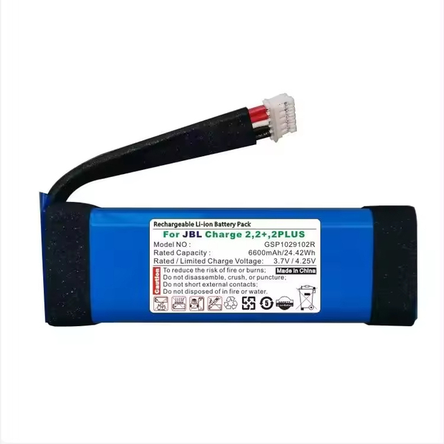 3.7V 6600mAh GSP1029102R Polymer Li-Ion Battery for JBL Speaker Charge 2 2+ 2plus Charge2 Charge2+ Charge2plus T406