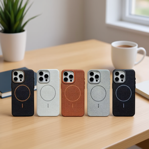 Custodia Protettiva Magnetica Leggera Redmi Note 14S con Texture Lychee per Cellulare - Product Image 2