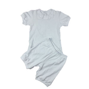 Conjuntos de Ropa de Verano para Niñas, 40 Colores, Algodón Liso, Dos Piezas - Product Image 2