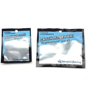 Customized Soft Plastic Bait Bags For Fishing Worm