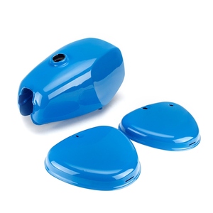 אופנוע 9L כחול דלק טנק מנוע מגן דלק שמן טנק W/צד מכסה עבור סימסון S50 S51 S70 S 50 51 70 - Product Image 1