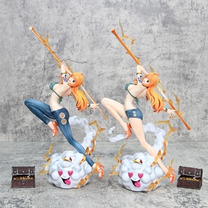 Figurines d'anime One Piece <span class=keywords><strong>Nami</strong></span> Straw Hat Crew GK, décoration intérieure, jouets, modèle, ornement d'intérieur <span class=keywords><strong>de</strong></span> voiture, cadeaux - Product Image 2