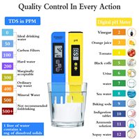 PH-mètre TDS PPM mètre testeur de PH du sol PH/EC Kit numérique 3 Pack ODM personnalisation