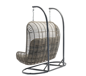 Uland venta al por mayor de muebles de jardín al aire libre sillas colgantes Swing <span class=keywords><strong>doble</strong></span> con <span class=keywords><strong>colgante</strong></span> de mimbre <span class=keywords><strong>Silla</strong></span> de huevo - Product Image 2