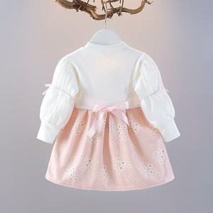 Nuovo Abito Primaverile da Damigella Lungo con Volant, Dolce e Grazioso, Abbigliamento Casual per Bambina, <span class=keywords><strong>Vestito</strong></span> da Principessa con Coniglietto - Product Image 5