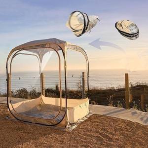 Carpa Transparente de PVC con Diseño de Cielo Estrellado, Doble Capa, Impermeable, Plegable, para Acampar al Aire Libre, Patio, Barbacoa, Observación de Estrellas - Product Image 5