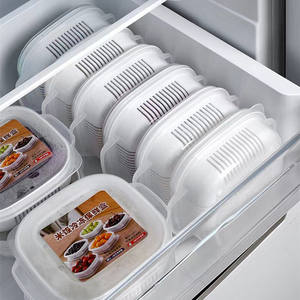 กล่องเก็บข้าวสไตล์ญี่ปุ่นพร้อมฝาปิด วางซ้อนกันได้ สำหรับใช้ในตู้เย็นและการเดินทาง บรรจุ 160 กล่อง - Product Image 3