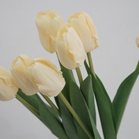 Bunga Tulip Buatan Baru dan Realistis, Simulasi Bunga Tulip Sentuhan Nyata untuk Dekorasi Pernikahan dan Rumah