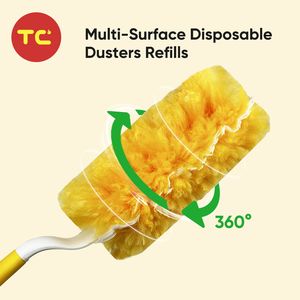 ダスターリフィルダスティング家具,静的ダスト除去ブラシ使い捨て交換ヘッド - Product Image 6