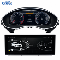 Tableau de bord numérique 12,3 pouces, cockpit virtuel et lecteur DVD de voiture Android 10,25 pouces, écran tactile HD pour Audi A6 A7 C7 4G8 2012-2018