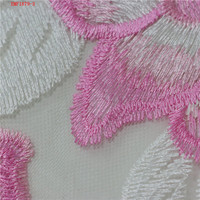 Tissu de Broderie de Haute Qualité, Tissu de Broderie Pur, Costume National, Grand Tissu en Tulle à Motifs Floraux, Dentelle Brodée