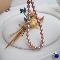 Collier long en perles de riz naturelles et perles d'eau douce, plaqué argent, pour femme, jeune et tendance