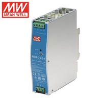 Série d'alimentations sur rail DIN économiques et compactes Mean Well NDR 75W 120W 240W 480W 12V 24V 48V pour l'automatisation industrielle