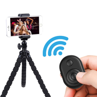 Control Remoto Inalámbrico BT Mini para Tiktok, Éxito de Ventas de Fábrica, con Alcance de 10 Metros, Botón de Temporizador para Android