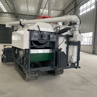 Moissonneuse-batteuse multifonctionnelle pour la récolte du riz, du blé, du colza, du manioc et des céréales, largeur de travail de 2000 mm, moteur de 90 à 120 CV