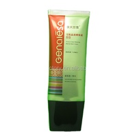 Tube de crème douce laminé brillant de luxe 100 ml ABL PBL avec applicateur pinceau, emballage cosmétique pour crème solaire LIXIN/OEM LX266