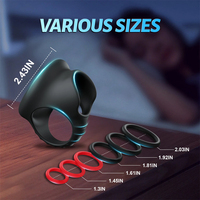 Bestseller Erwachsenen-Paar Klitoris-Stimulation Passion Lock 7 Verschiedene Größen Ring Penisring Sexspielzeug Cock Penisringe Set für Männer