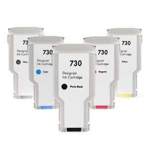 Cartouche d'encre Supercolor 6 couleurs 300ml 730 compatible pour imprimante HP DesignJet T1600 T2600 T1700 - Product Image 1