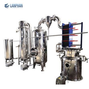 Évaporateur à <span class=keywords><strong>film</strong></span> montant vertical en acier inoxydable électrique avec une capacité d'évaporation de 500 L/min pour la concentration de la pâte de tomate - Product Image 2