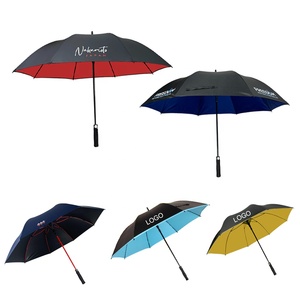 Высокое качество 50/ 60 /68 дюймов автоматический зонт для гольфа двухслойный ветрозащитный большой логотип рекламный уличный Солнечный дождь - Product Image 4