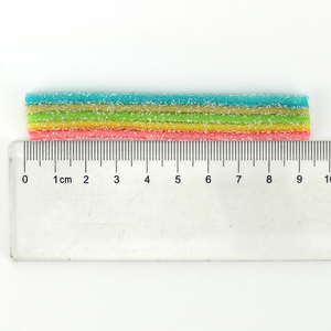 Halal Gummy <strong>Candy</strong> <strong>Sugar</strong> Coated rainbow Sour Belts <strong>Soft</strong> <strong>Candy</strong> Sour Strips with <strong>Powder</strong> Filling - Product Image 6