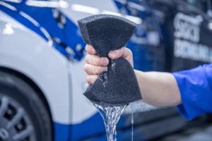 Éponge de nettoyage de voiture SGCB PRO, éponge en mousse ultra-<span class=keywords><strong>absorbante</strong></span> à structure en nid d'abeille pour lavage de voiture, multi-usage robuste, anti-rayures, 1 pièce - Product Image 3