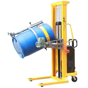 מלגזה 800 ק\\\"ג חשמלית או ידנית, מרים שמן, מרים תופים ומסובב תופים, מסובב תופי שמן חשמלי - Product Image 2